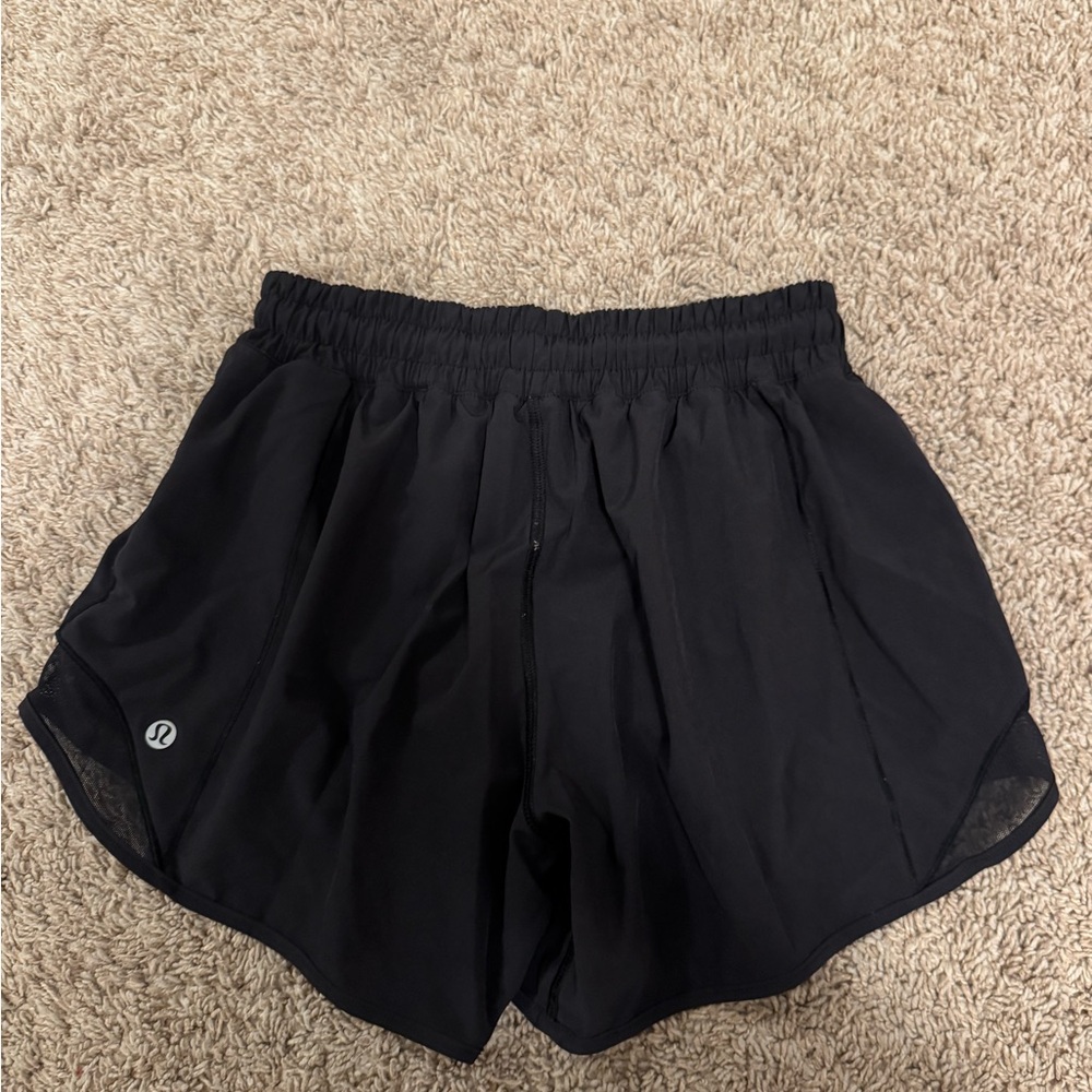 Lululemon Black Hotty Hot Shorts 2.5” Low-Rise
